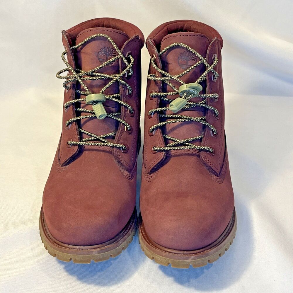 Timberland Women's Linden Woods 6-Inch Waterproof Boot Sz 11 Burgundy Nubuck